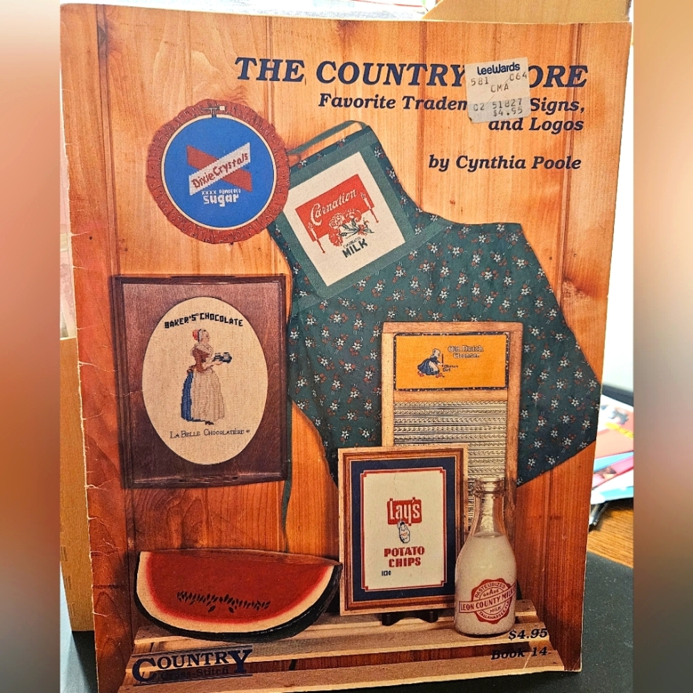 Country Store Cross Stitch Trademarks Signs Counted Cross Stitch Designs